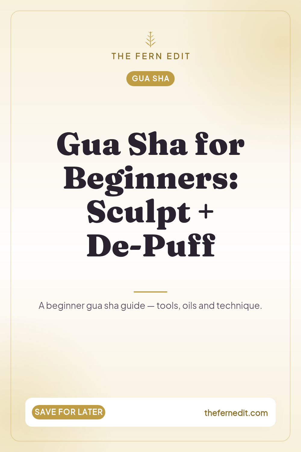 Gua Sha for Beginners: Sculpt + De-Puff — pin it on Pinterest