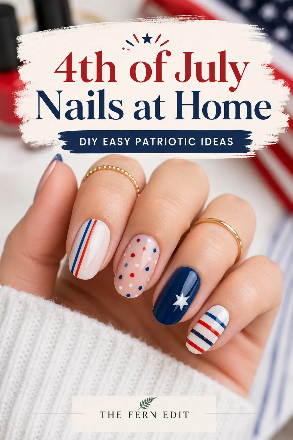 4th of july nails at home diy easy patriotic ideaspng