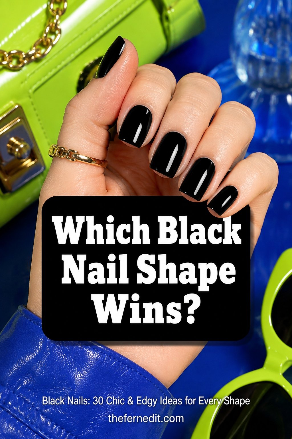 Black Nails: 30 Chic & Edgy Ideas for Every Shape