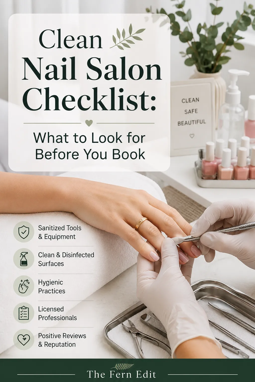 Clean nail salon checklist what to look for before you book