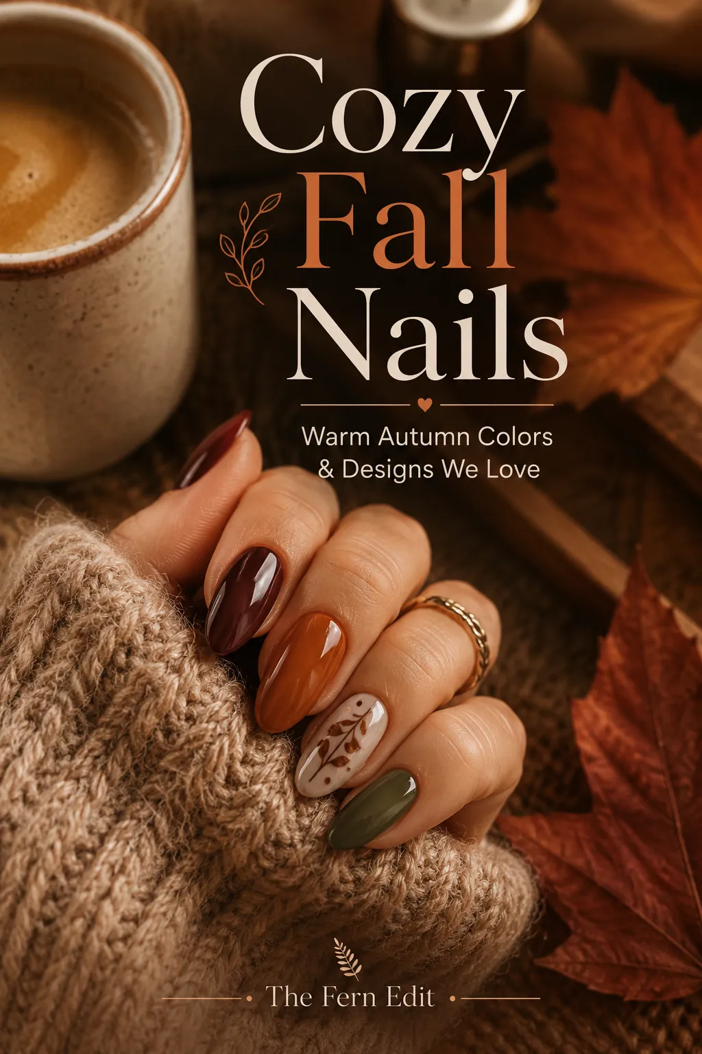 Cozy fall nails warm autumn colors designs we lovepng