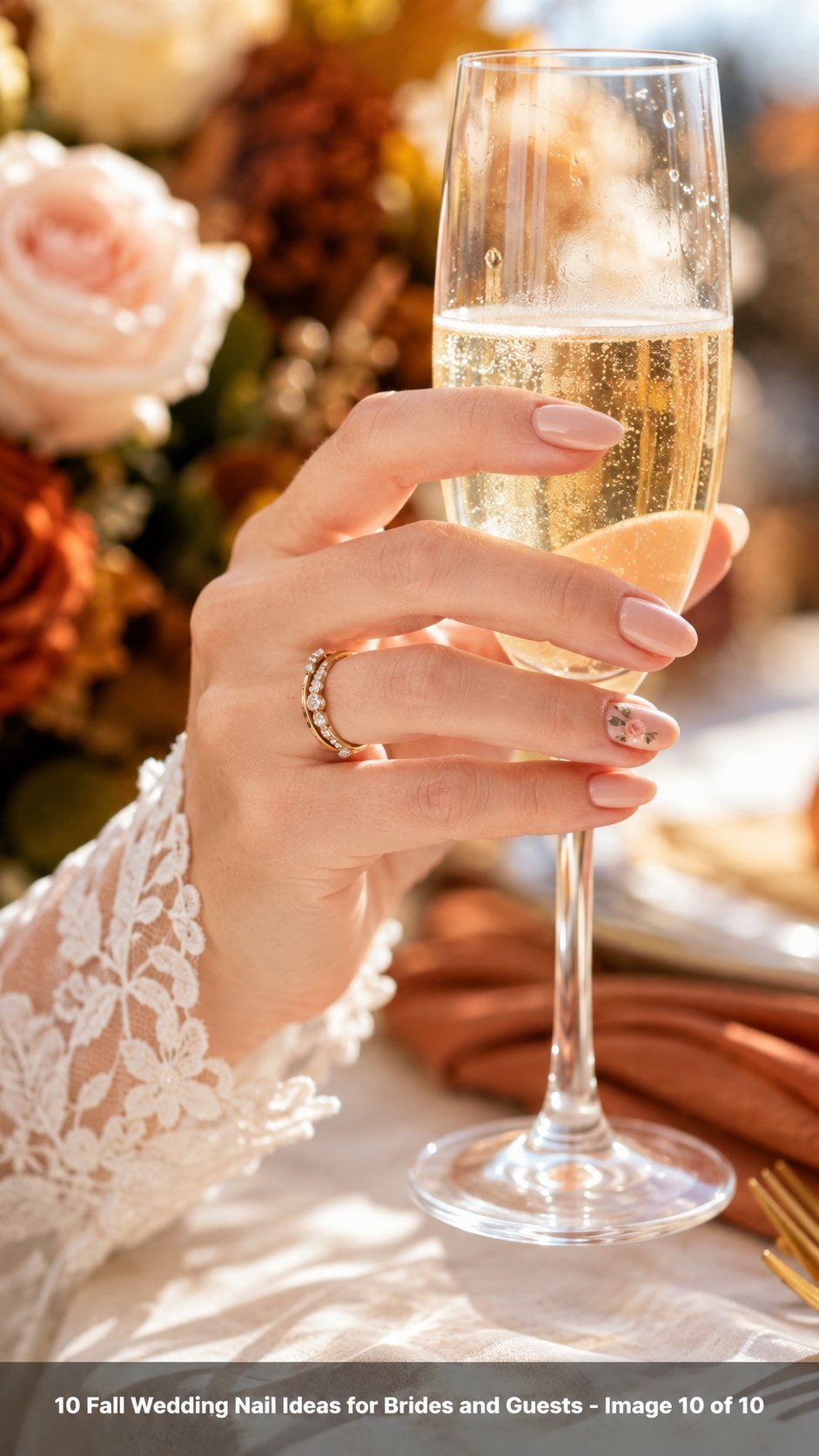 10 Fall Wedding Nail Ideas for Brides & Guests