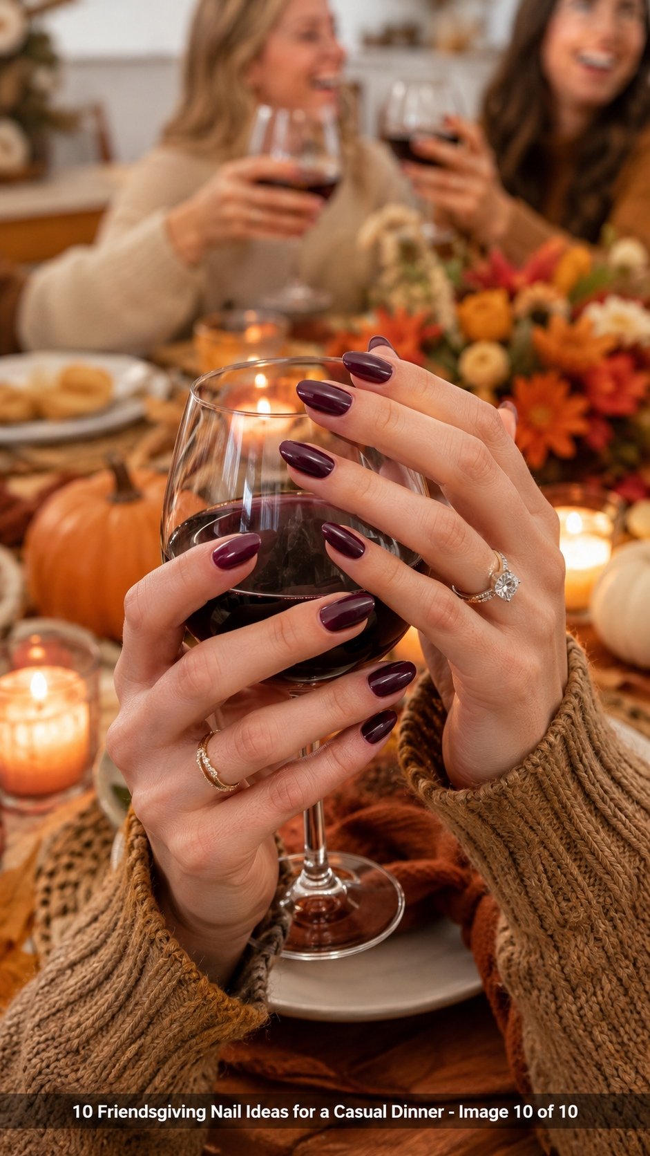 10 Friendsgiving Nail Ideas for a Casual Dinner