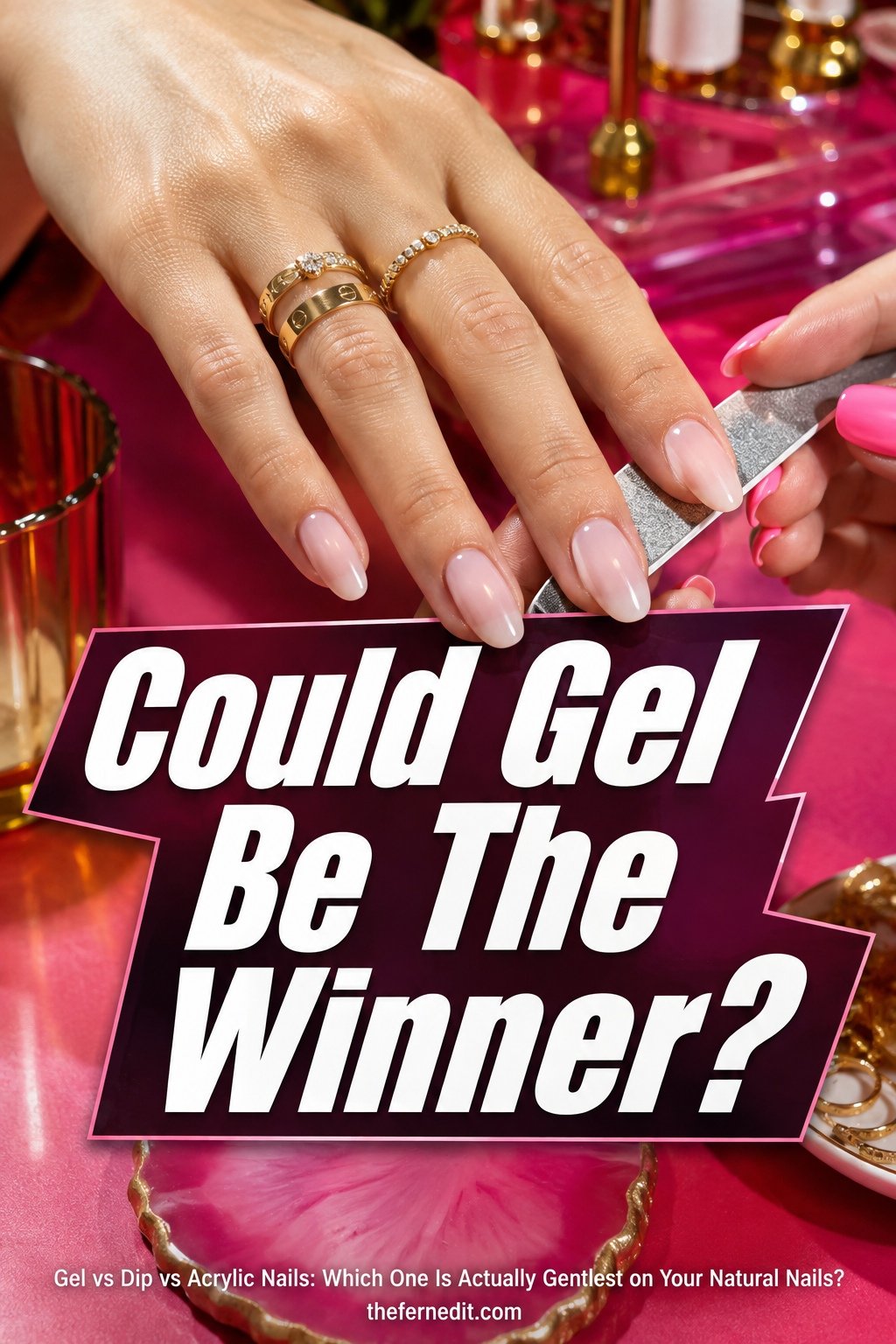 Gel vs Dip vs Acrylic Nails
