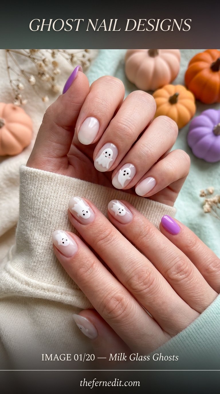 Ghost nail designs photography
