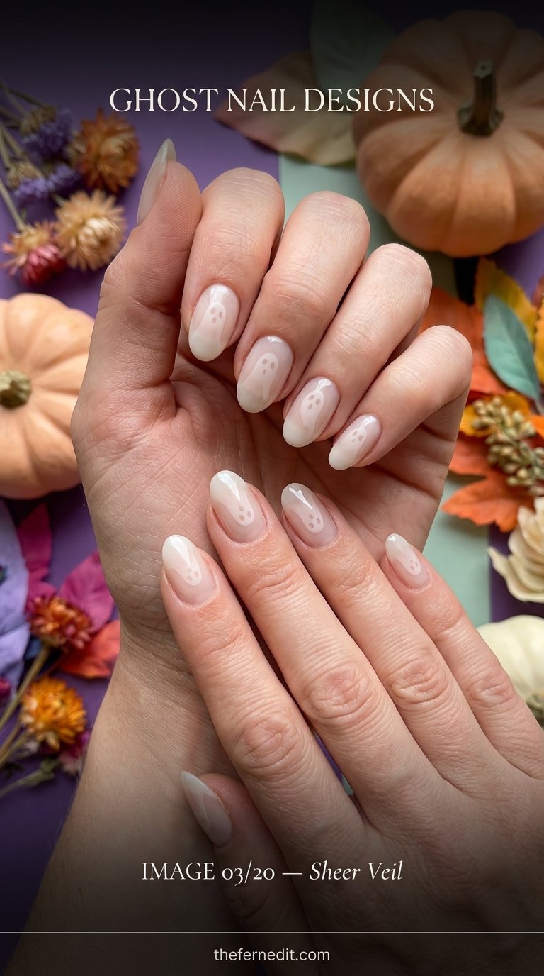 Ghost nail designs photography