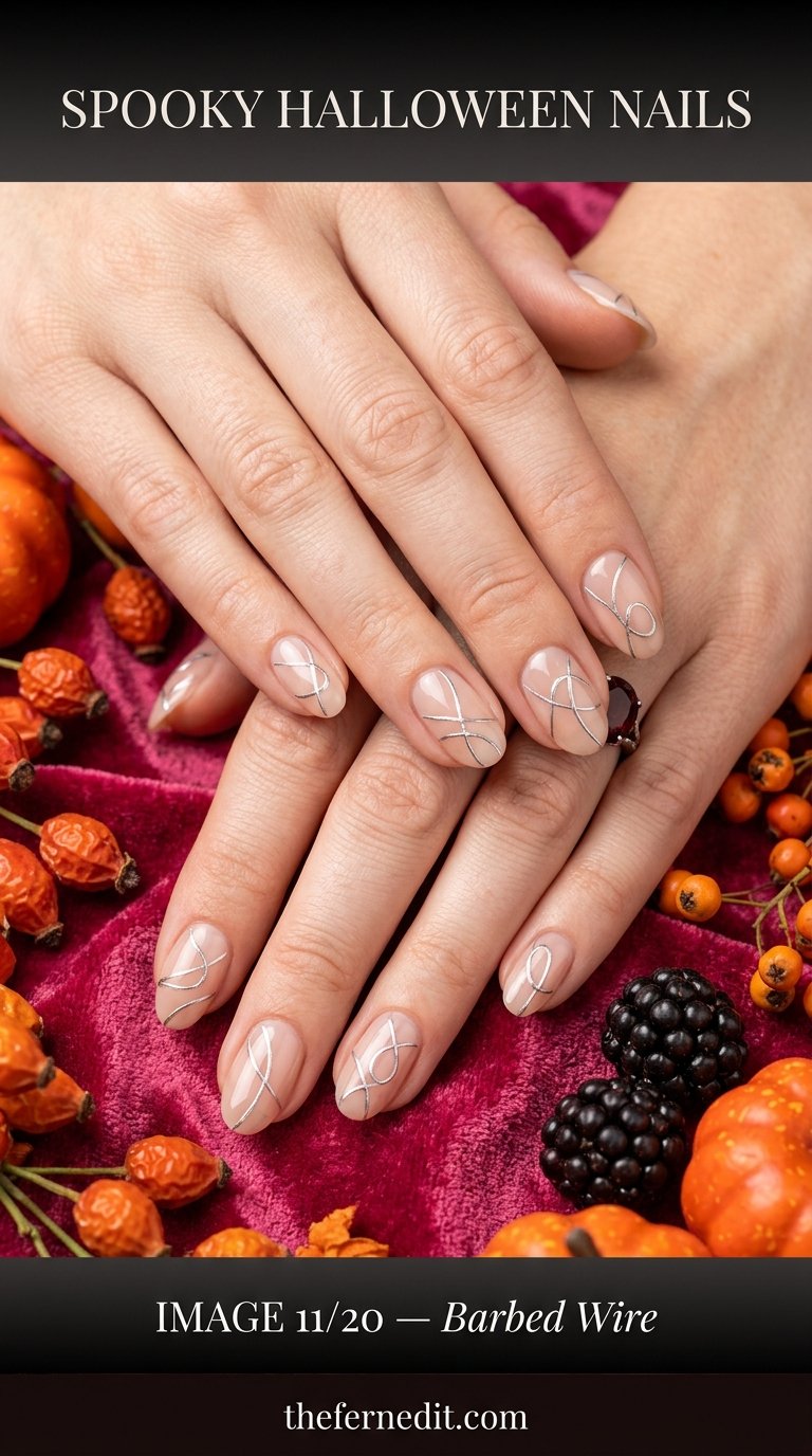 Halloween nail art photography