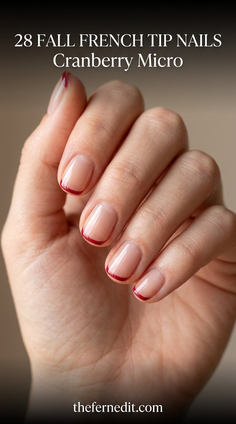 Hand displaying cranberry french