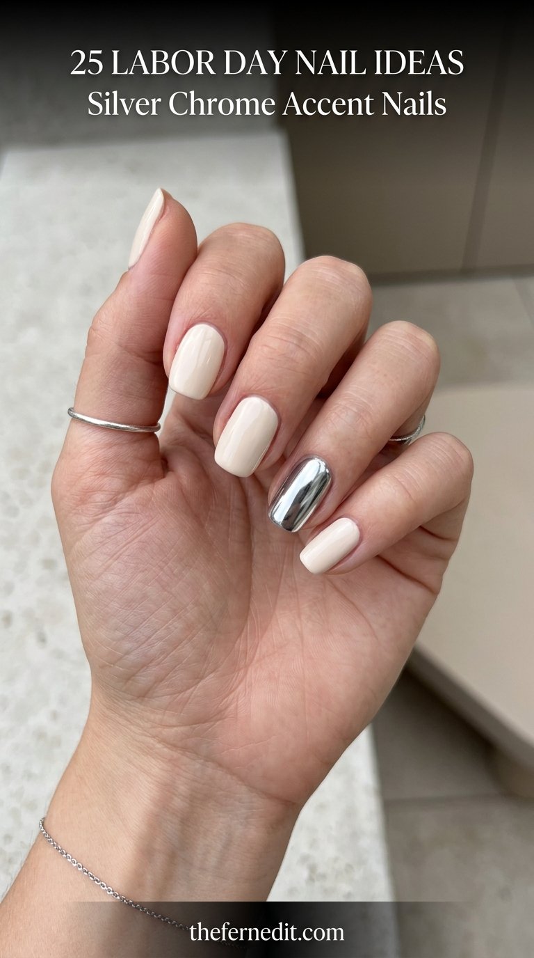 10 Chrome Nail Designs in Fall Metallic Shades