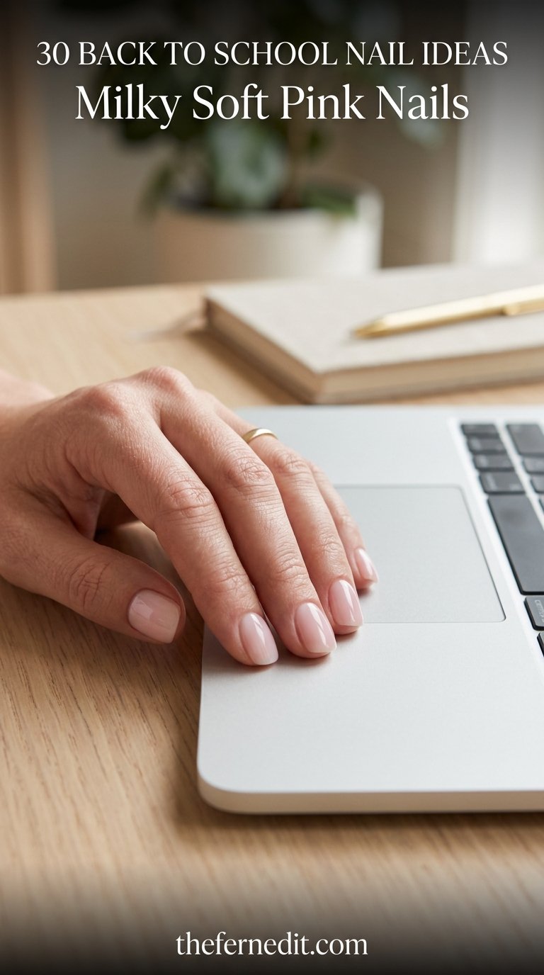 Hand resting beside silver laptop