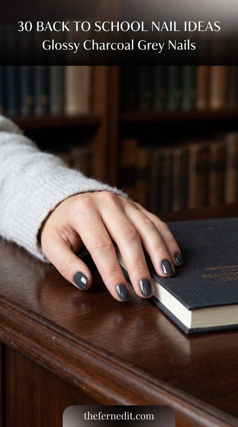 Hand resting on wooden desk