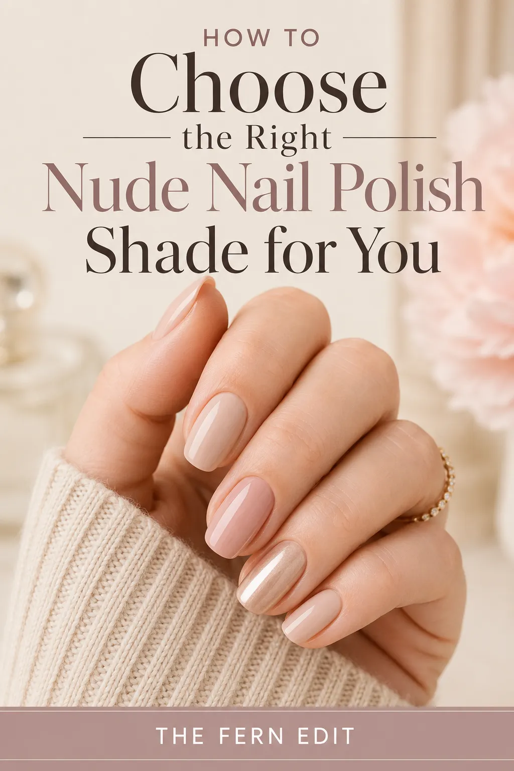 How to choose the right nude nail polish shade for you