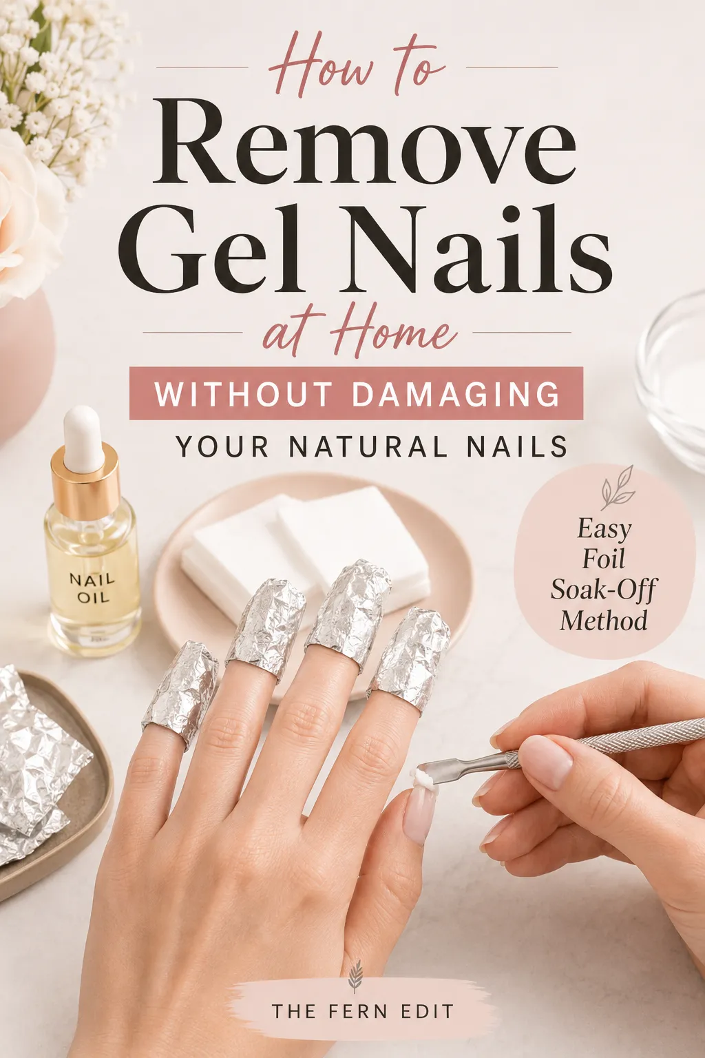 How to remove gel nails at home without damaging your natural nails
