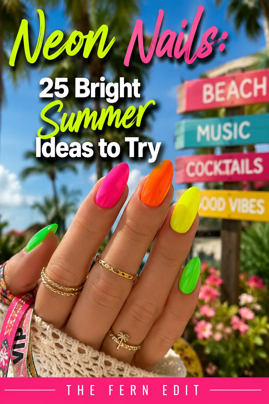 Neon nails 25 bright summer ideas to try