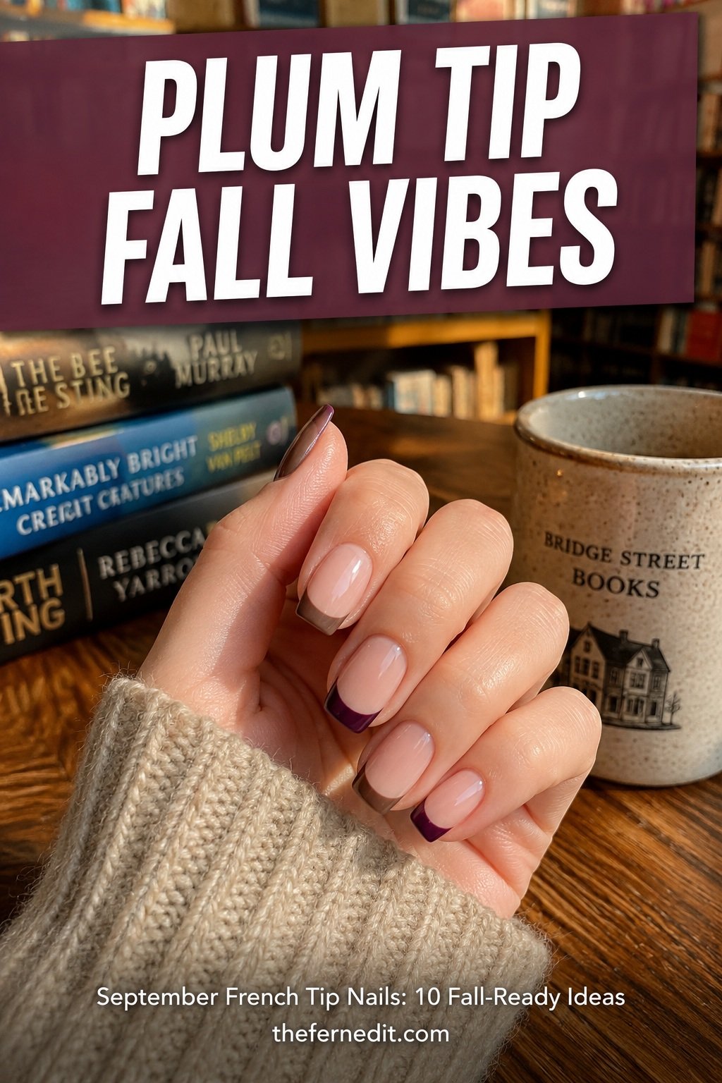 September French Tip Nails