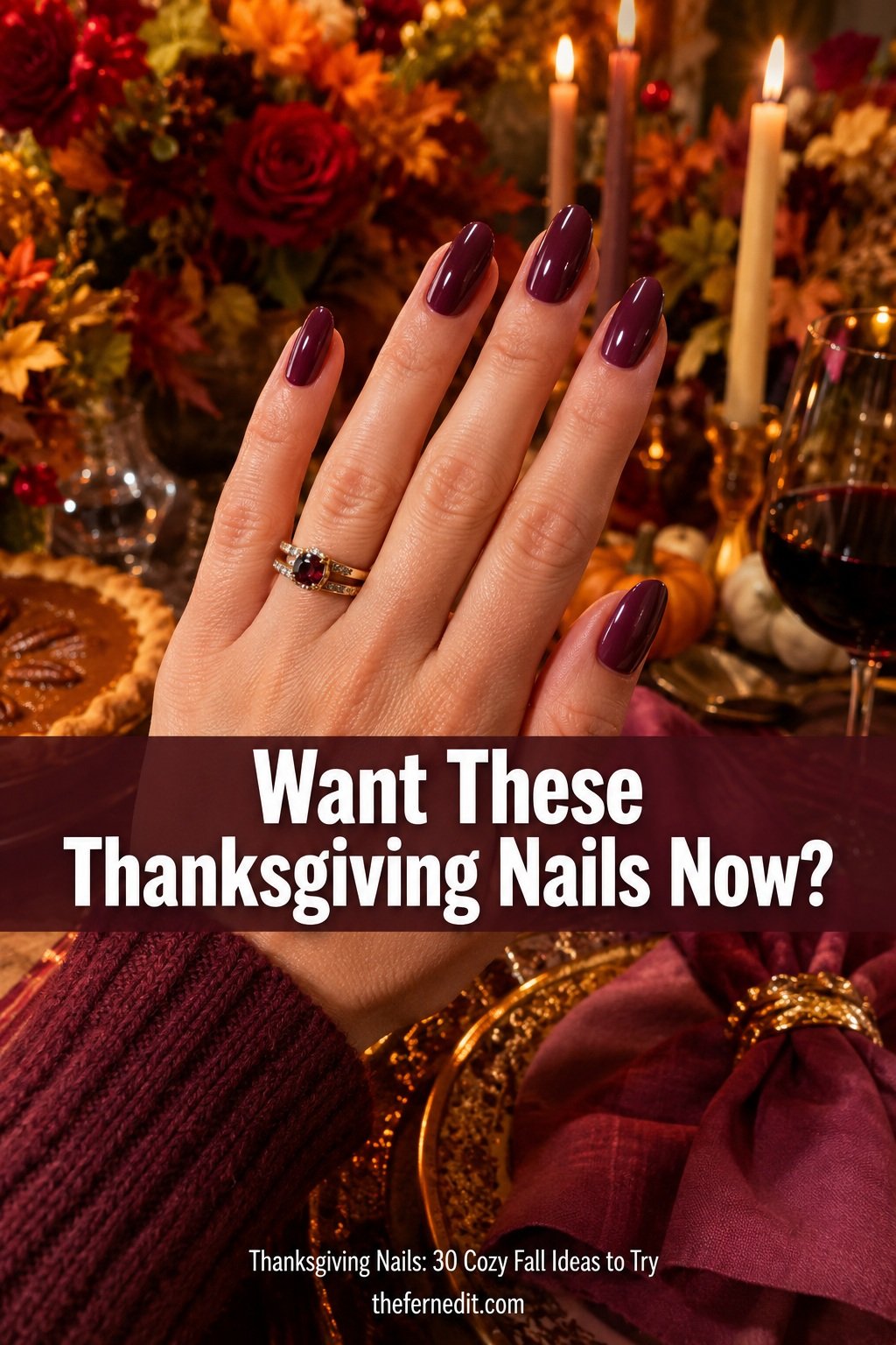 Thanksgiving Nails: 30 Cozy Fall Ideas to Try