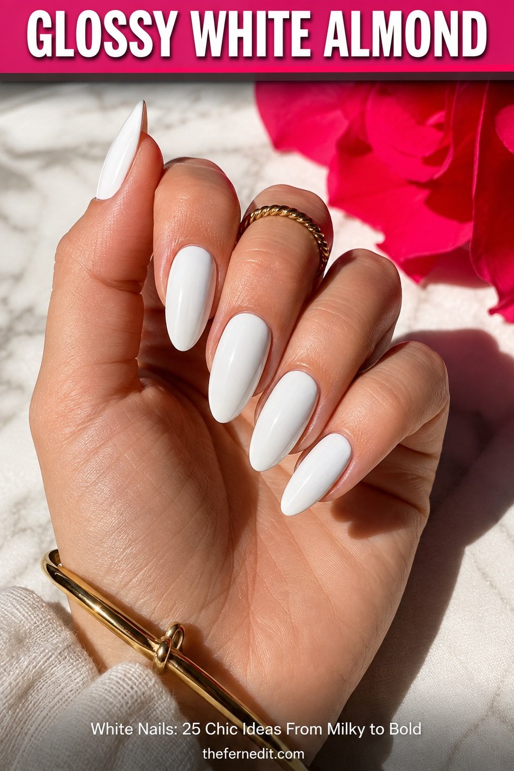 White Nails: 25 Chic Ideas From Milky to Bold