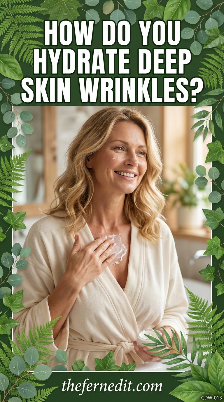 Woman applying chest moisturizer