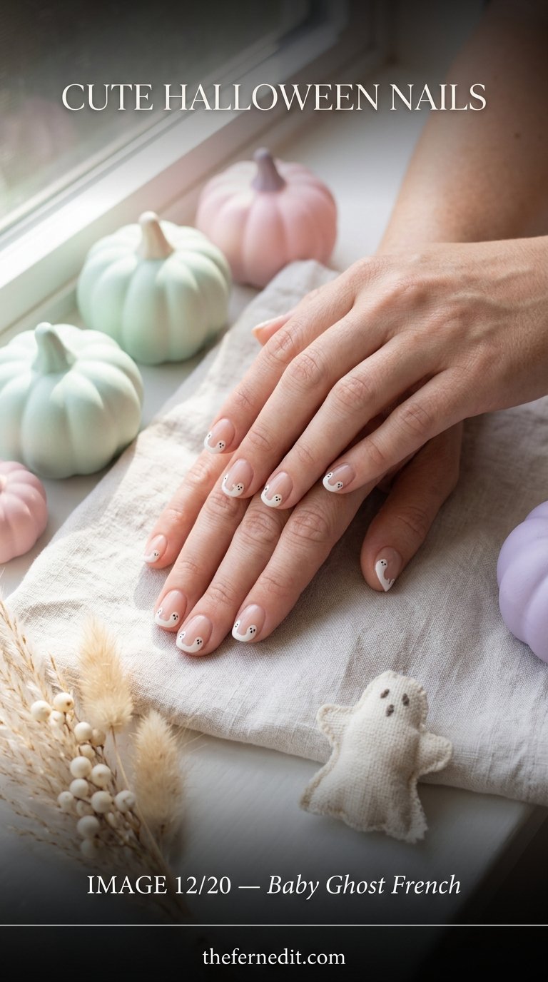 10 Ghost Nail Designs for Halloween Season