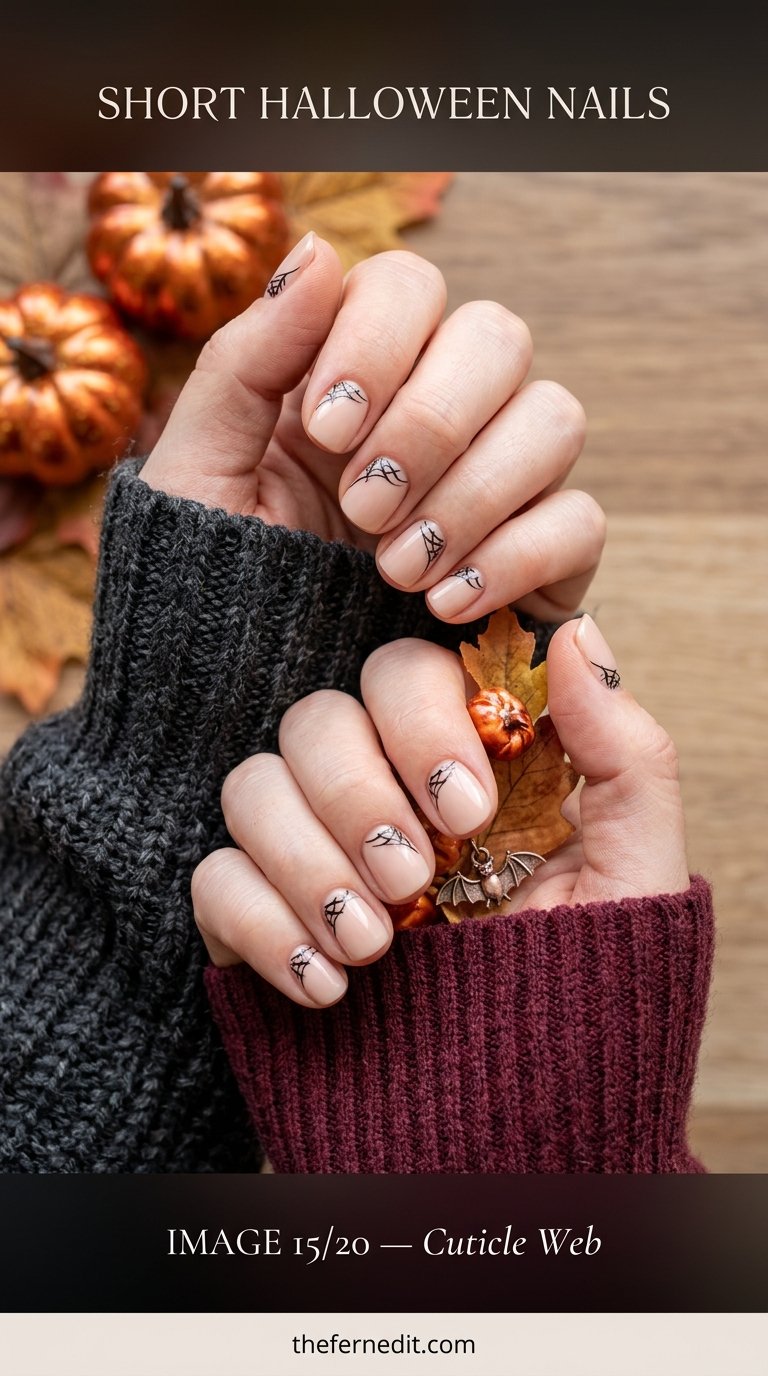 10 Short Halloween Nails That Still Stand Out