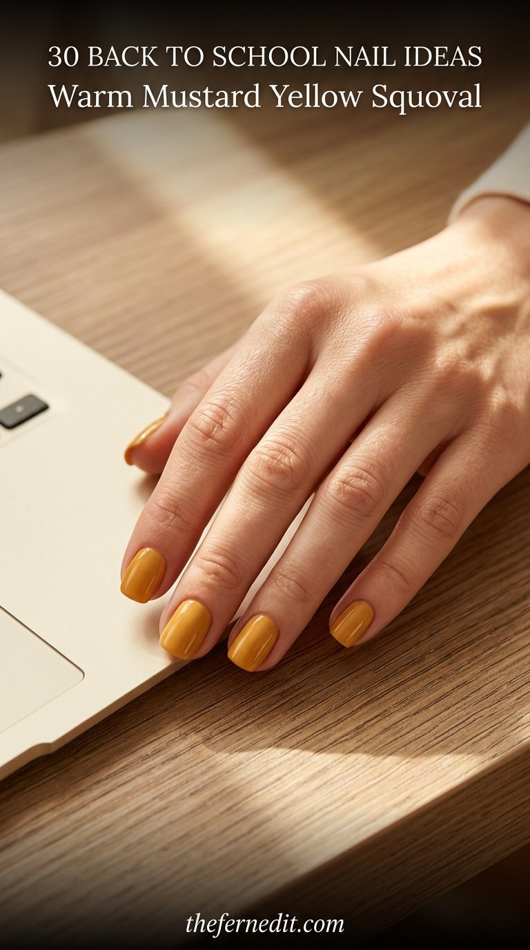 Woman hand resting on desk
