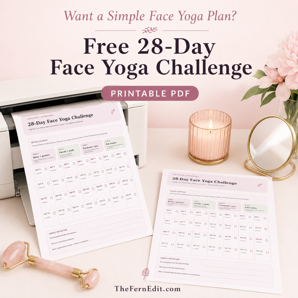 28-Day Face Yoga Challenge